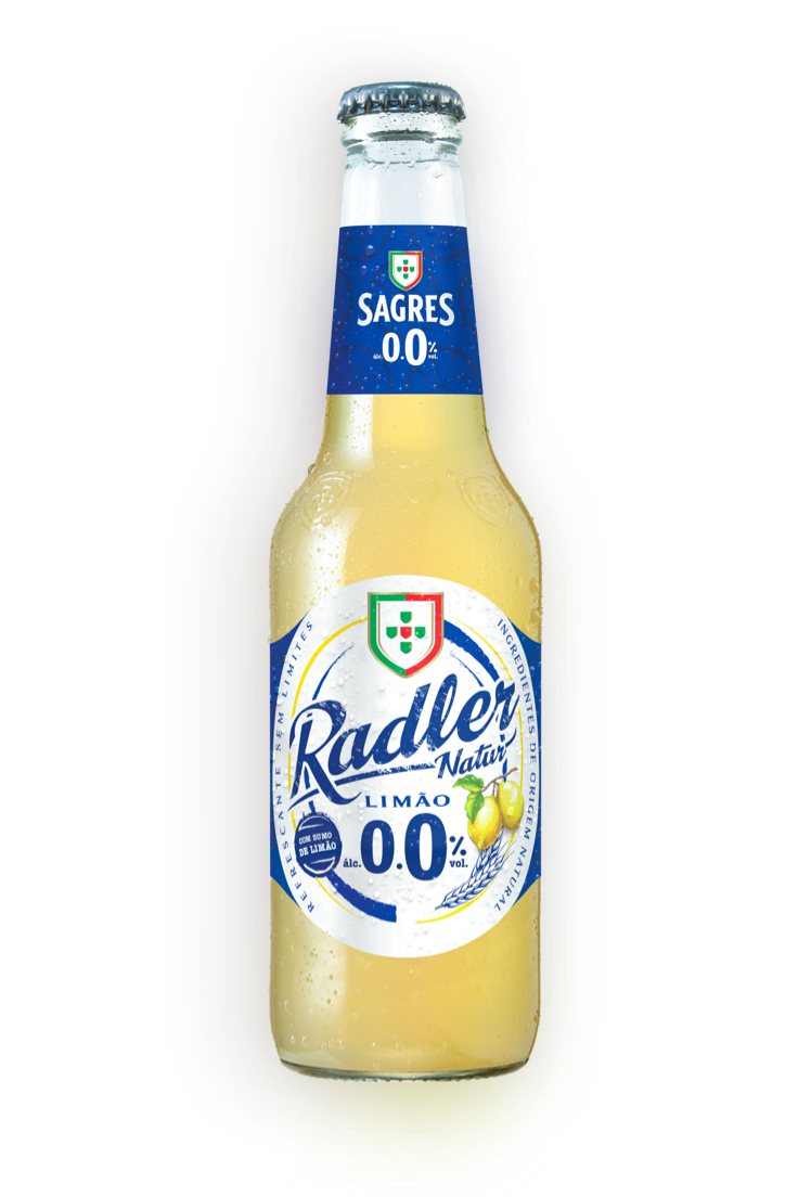 Sagres Radler 00 Limão Garrafa 33Cl